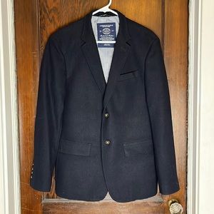 Navy Wool Blazer